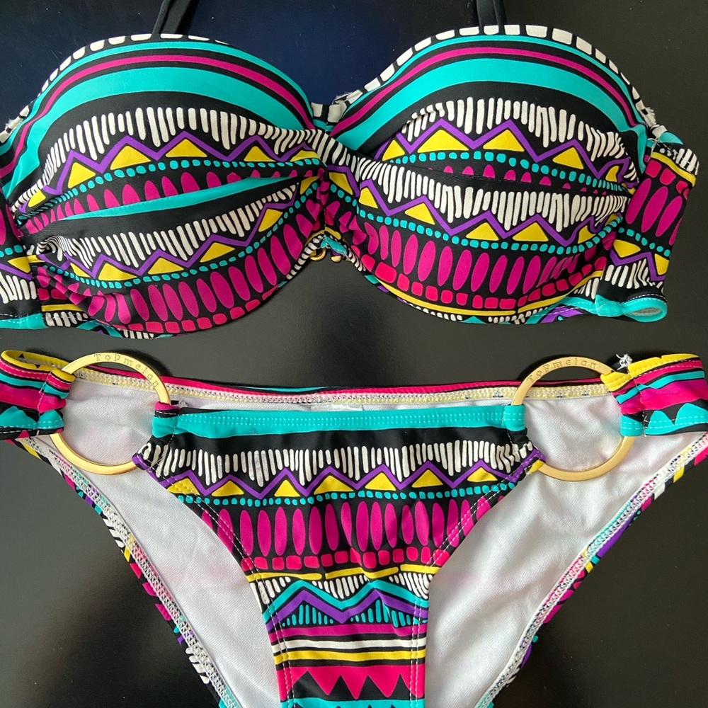 Aztec Print Bikini - Picture 2 of 6
